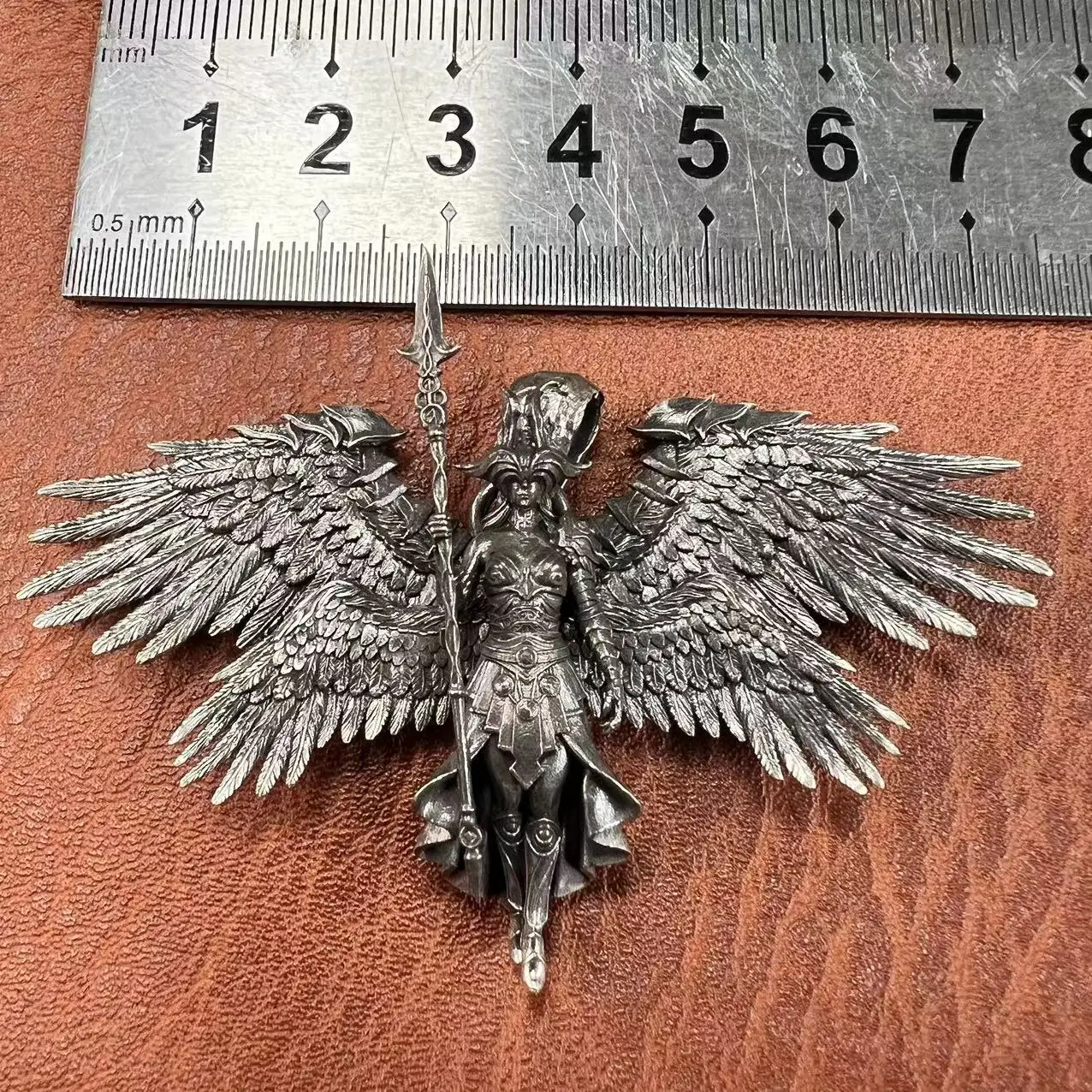 925 Sterling Silver Pendant Do Old Version Archangel Pendant Guardian Personality Original Design