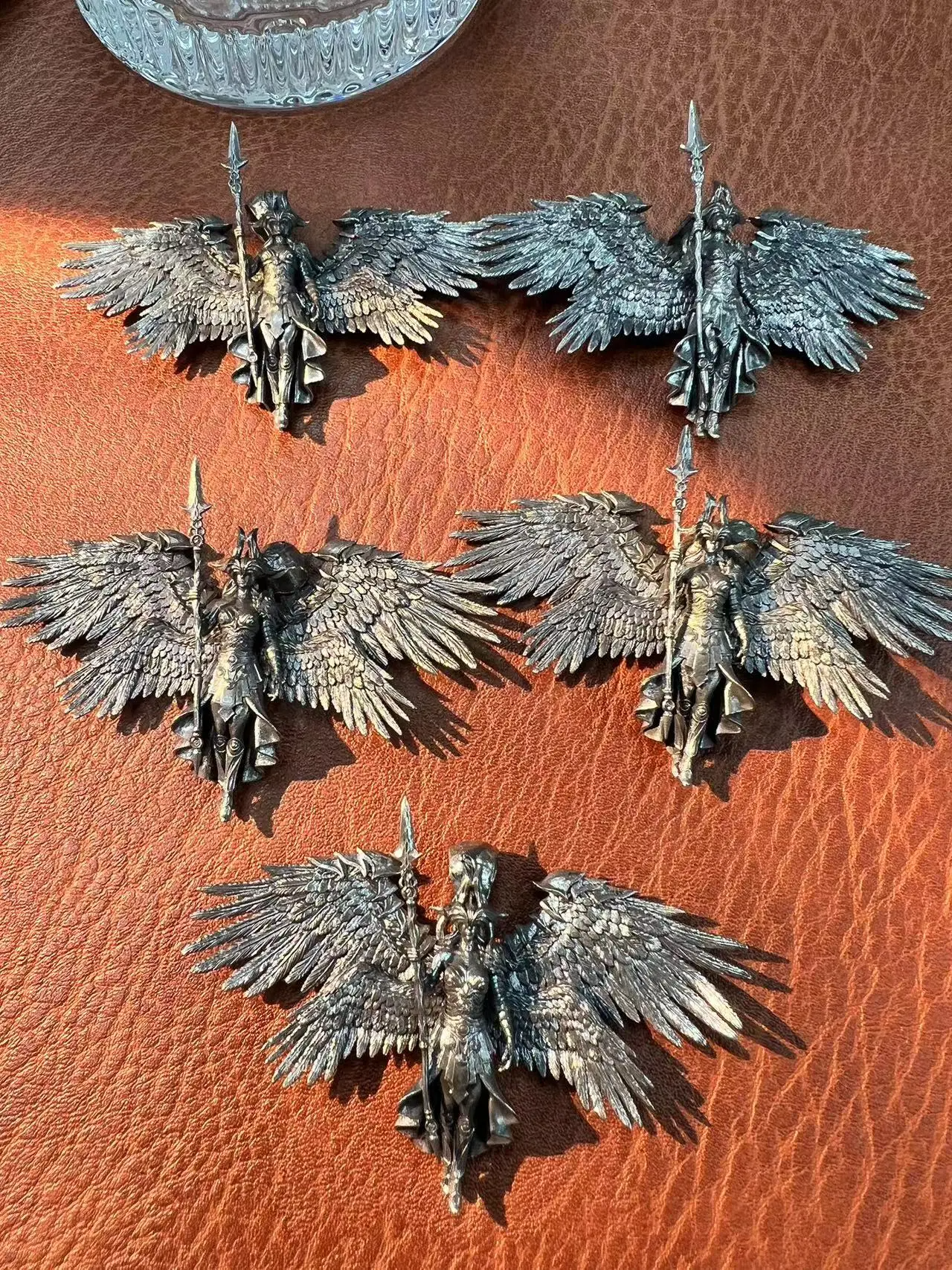 925 Sterling Silver Pendant Do Old Version Archangel Pendant Guardian Personality Original Design