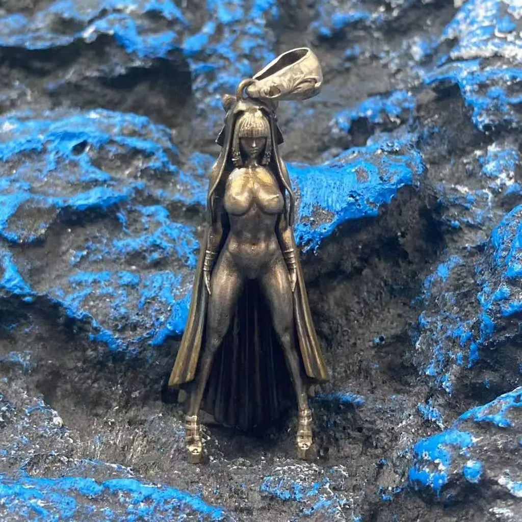 Hot sale Retro personality pendant s925 Silver Do Old  Process Lady Figure Pendletry Pendletry