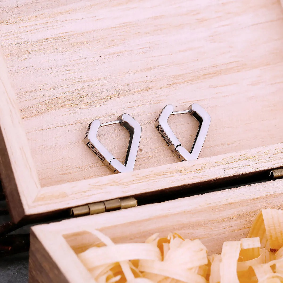 Fashion Minimalist Geometric Stud Earrings for Men and Women Stainless Vintage Rune Amulet Earrings Hip Hop Punk Gift Jewelry