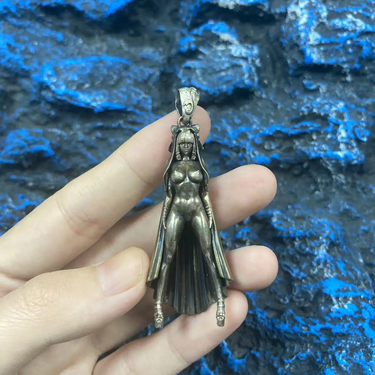 Hot sale Retro personality pendant s925 Silver Do Old  Process Lady Figure Pendletry Pendletry
