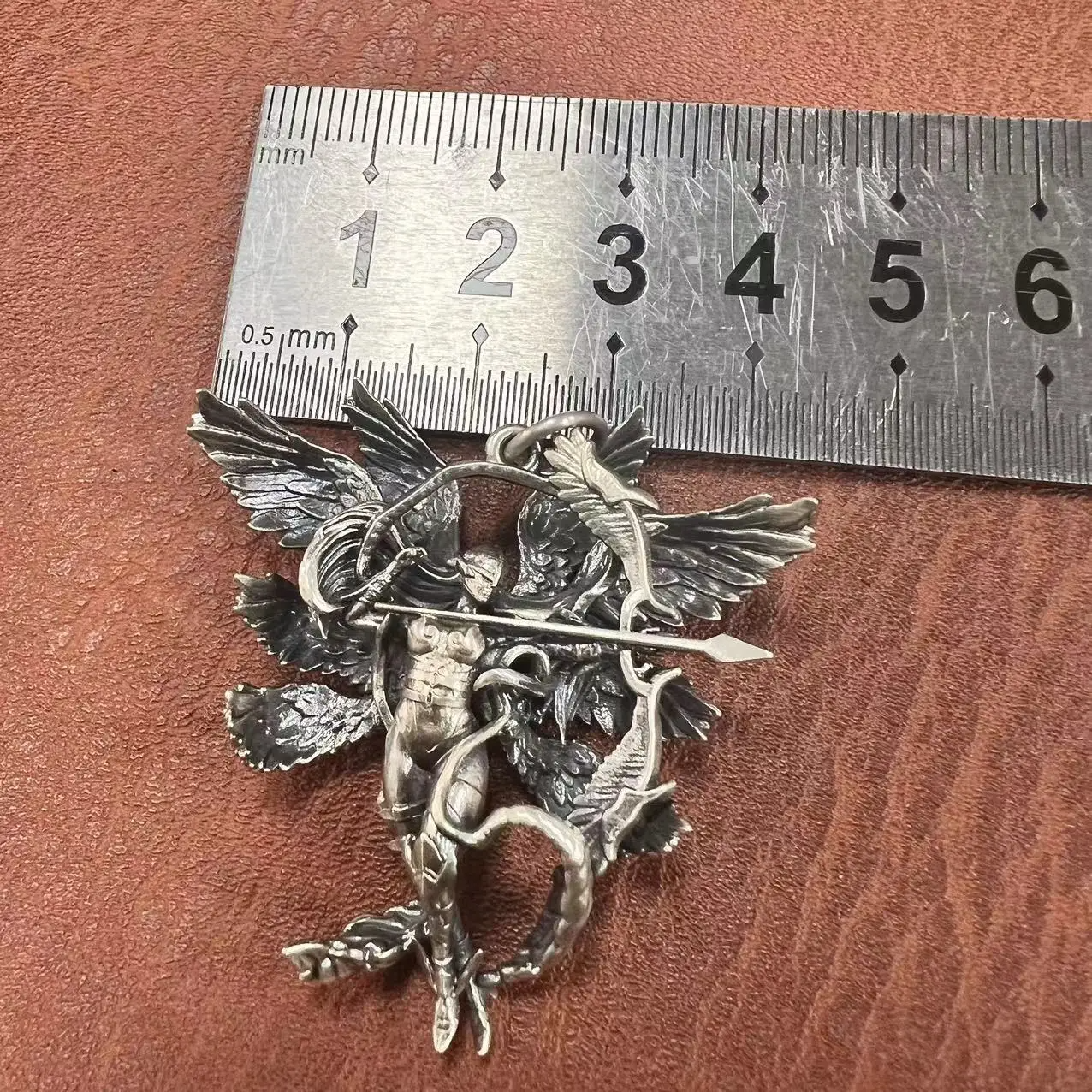 Digital Baby Heavenly Beast Pendant S925 Silver Do Old Craft Heavenly Beast Pendant Vintage Couples